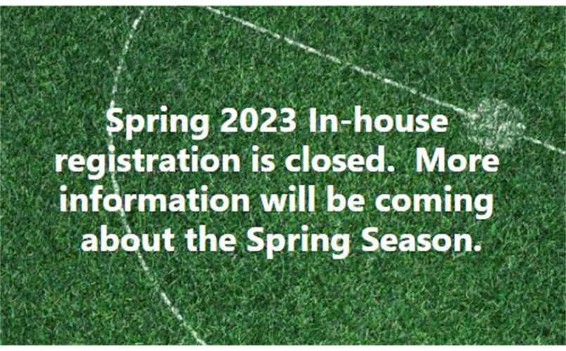 Spring 2023 In House Registration is closed